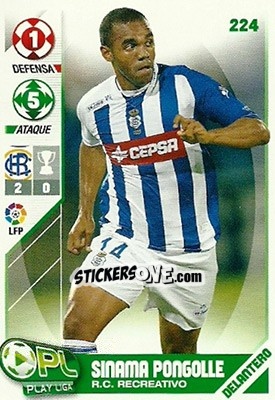 Sticker Sinamá-Pongolle - Play Liga 2007-2008 n. 224 - Panini