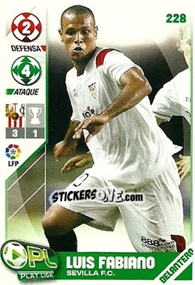 Sticker Luis Fabiano - Play Liga 2007-2008 - Panini
