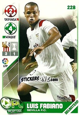 Sticker Luis Fabiano - Play Liga 2007-2008 n. 228 - Panini