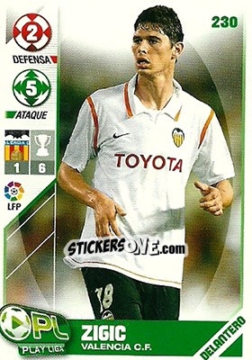 Sticker Zigic - Play Liga 2007-2008 - Panini