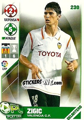 Sticker Zigic - Play Liga 2007-2008 n. 230 - Panini
