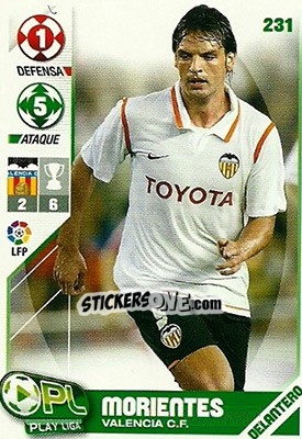 Sticker Morientes - Play Liga 2007-2008 n. 231 - Panini