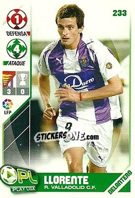Cromo Joseba Llorente - Play Liga 2007-2008 - Panini
