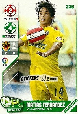 Sticker Matías Fernández - Play Liga 2007-2008 n. 236 - Panini
