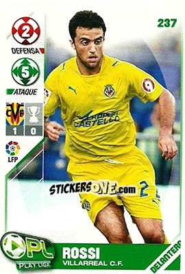 Sticker Giuseppe Rossi - Play Liga 2007-2008 n. 237 - Panini