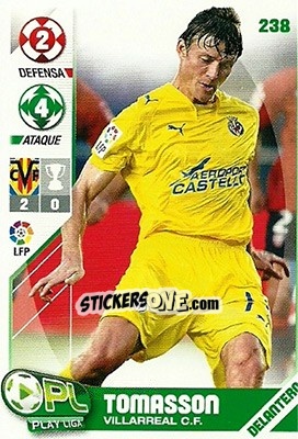 Sticker Tomasson - Play Liga 2007-2008 - Panini