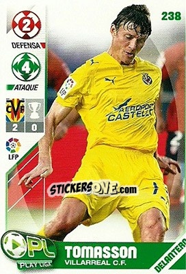 Figurina Tomasson - Play Liga 2007-2008 - Panini