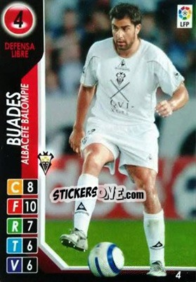 Cromo Buades - Derby Total Spain 2004-2005 n. 4 - Panini