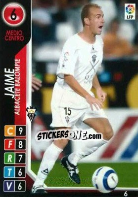 Sticker Jaime - Derby Total Spain 2004-2005 - Panini