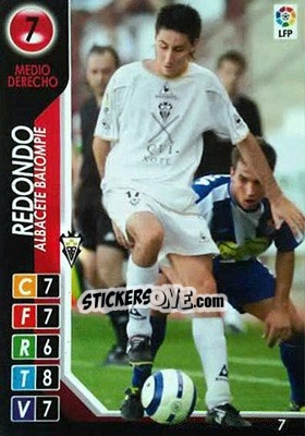 Sticker Redondo - Derby Total Spain 2004-2005 n. 7 - Panini