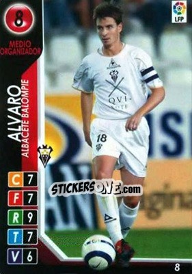 Cromo Alvaro - Derby Total Spain 2004-2005 n. 8 - Panini