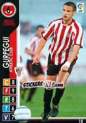 Figurina Gurpegui - Derby Total Spain 2004-2005 - Panini