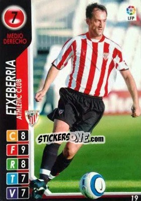 Figurina Etxeberria - Derby Total Spain 2004-2005 - Panini