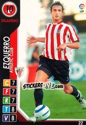 Sticker Ezquerro - Derby Total Spain 2004-2005 n. 22 - Panini
