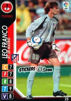 Sticker Leo Franco - Derby Total Spain 2004-2005 n. 25 - Panini
