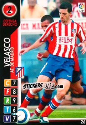Sticker Velasco - Derby Total Spain 2004-2005 - Panini