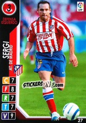 Sticker Sergi - Derby Total Spain 2004-2005 n. 27 - Panini