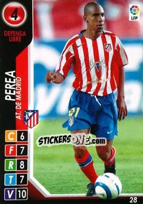 Figurina Perea - Derby Total Spain 2004-2005 - Panini