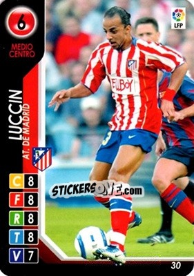 Sticker Luccin - Derby Total Spain 2004-2005 - Panini
