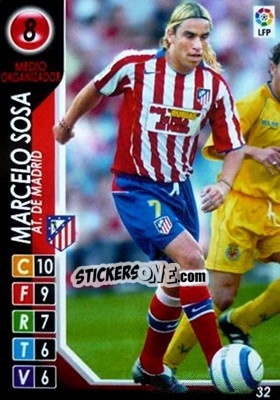 Sticker Marcelo Sosa - Derby Total Spain 2004-2005 - Panini