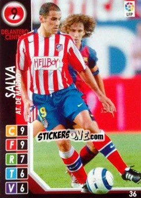 Sticker Salva - Derby Total Spain 2004-2005 n. 36 - Panini