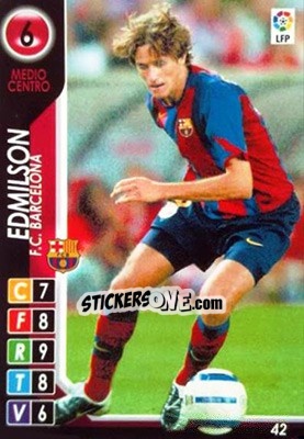 Sticker Edmilson - Derby Total Spain 2004-2005 n. 42 - Panini