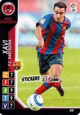 Sticker Xavi - Derby Total Spain 2004-2005 - Panini