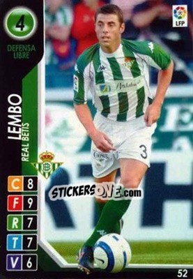 Sticker Lembo - Derby Total Spain 2004-2005 n. 52 - Panini