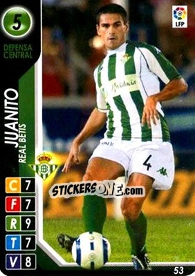 Sticker Juanito - Derby Total Spain 2004-2005 n. 53 - Panini