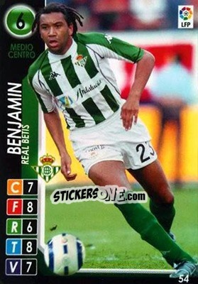 Sticker Benjamin - Derby Total Spain 2004-2005 n. 54 - Panini
