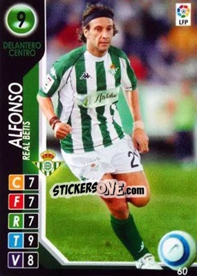 Sticker Alfonso - Derby Total Spain 2004-2005 n. 60 - Panini