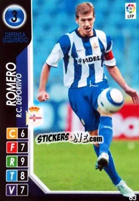 Sticker Romero - Derby Total Spain 2004-2005 n. 63 - Panini