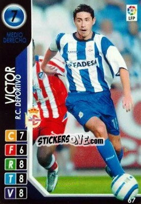 Cromo Victor - Derby Total Spain 2004-2005 n. 67 - Panini