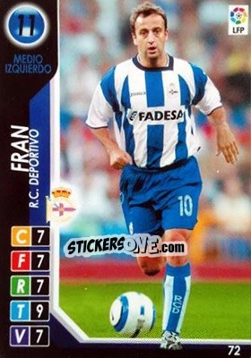 Cromo Fran - Derby Total Spain 2004-2005 n. 72 - Panini