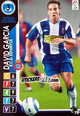 Sticker David Garcia - Derby Total Spain 2004-2005 n. 75 - Panini