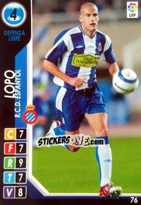 Figurina Lopo - Derby Total Spain 2004-2005 - Panini