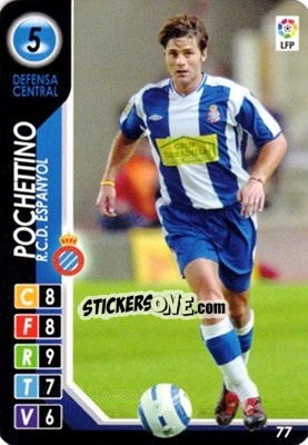 Sticker Pochettino - Derby Total Spain 2004-2005 - Panini