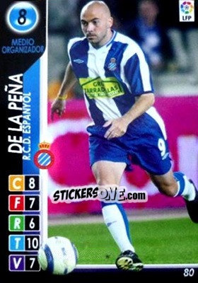 Sticker De La Pena - Derby Total Spain 2004-2005 n. 80 - Panini