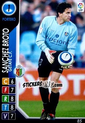 Figurina Sánchez Broto - Derby Total Spain 2004-2005 - Panini