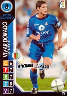Sticker Vivar Dorado - Derby Total Spain 2004-2005 - Panini