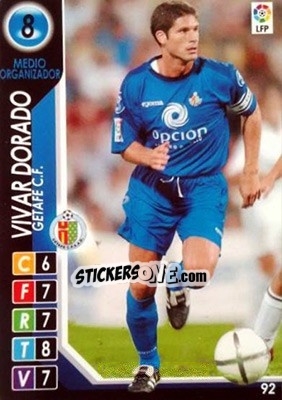 Sticker Vivar Dorado - Derby Total Spain 2004-2005 n. 92 - Panini