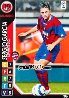 Sticker Sergio Garcia - Derby Total Spain 2004-2005 n. 106 - Panini