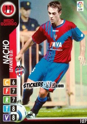 Sticker Nacho - Derby Total Spain 2004-2005 n. 107 - Panini