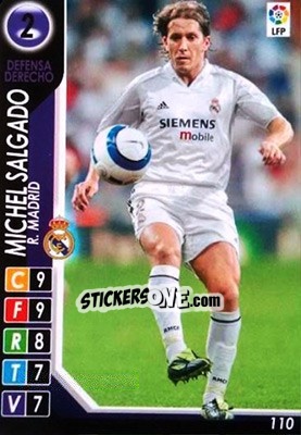 Sticker Michel Salgado - Derby Total Spain 2004-2005 n. 110 - Panini