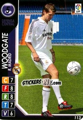 Sticker Woodgate - Derby Total Spain 2004-2005 n. 113 - Panini