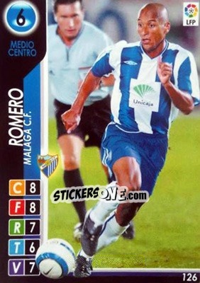 Figurina Romero - Derby Total Spain 2004-2005 - Panini