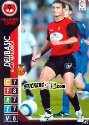 Figurina Delibasic - Derby Total Spain 2004-2005 - Panini