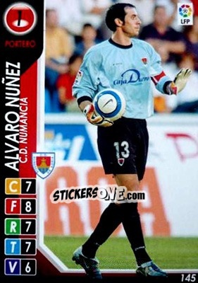 Sticker Alvaro Nunez - Derby Total Spain 2004-2005 - Panini