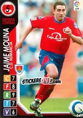 Sticker Jaime Molina - Derby Total Spain 2004-2005 n. 149 - Panini