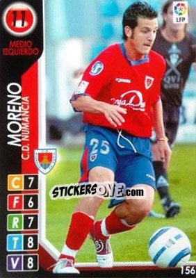 Sticker Moreno - Derby Total Spain 2004-2005 - Panini